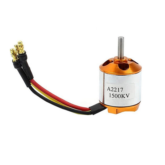 A2217 1500KV RC Brushless Out-Runner Motor welded Banana Connector (Male)