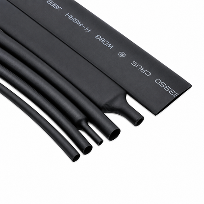 60mm Black Heat Shrink Sleeve 1 Meter for Cable & Battery Protection