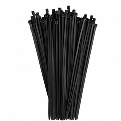 Self Locking Adjustable Nylon Zip Ties (Black) 100pcs – 150mm