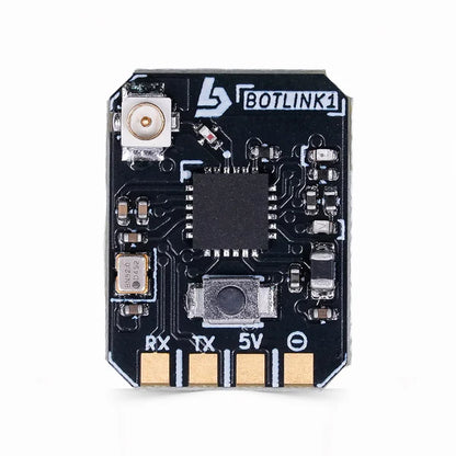 Close-up view of BotLink 2.4GHz ELRS receiver PCB