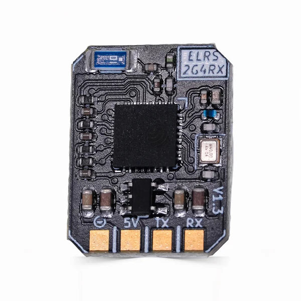 BotLink ELRS receiver showing onboard ESP32 components