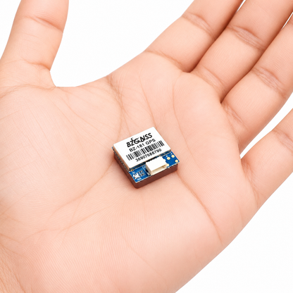 Top view of BZGNSS BZ-181 M10 GPS Module ceramic antenna for high-precision GNSS positioning
