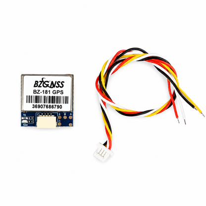 Front view of BZGNSS BZ-181 M10 GPS Module without compass for FPV drone navigation