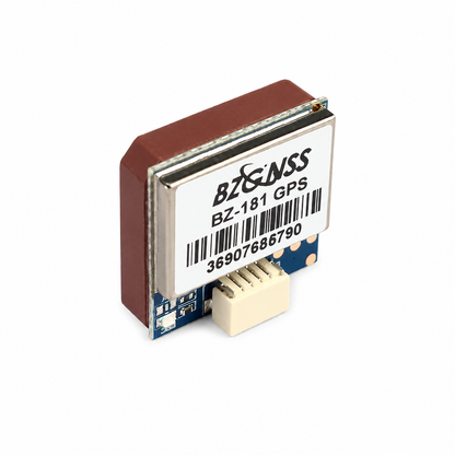 BZGNSS BZ-181 M10 GPS Module shown in hand for size reference, suitable for FPV drones and UAVs