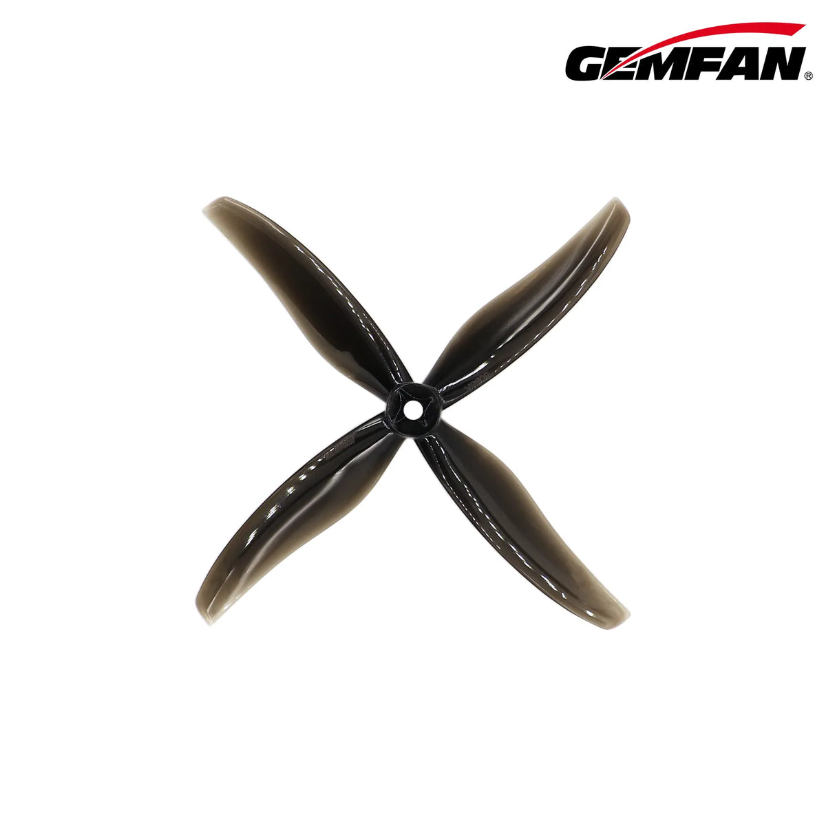 6038 Hurricane PC 4 Blade Propeller for 6 Inch FPV Drone (2CW + 2CCW) - Clear Gray