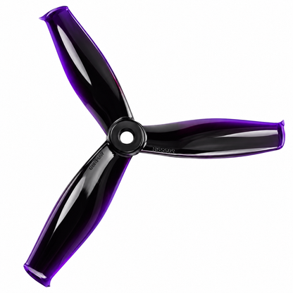 Gemfan 5055S Hulkie PC 3-Blade Freestyle Propeller for 5 Inch FPV Drone (2CW + 2CCW) - Black