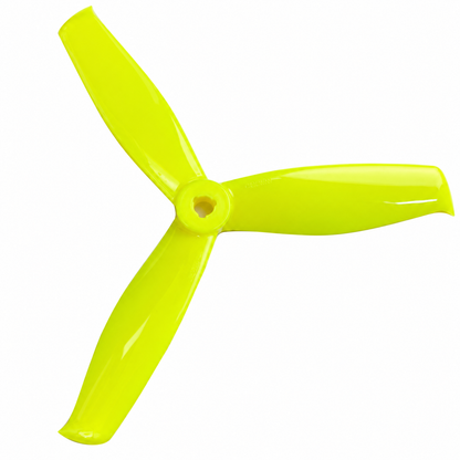 Gemfan 5055S Hulkie PC 3-Blade Freestyle Propeller for 5 Inch FPV Drone (2CW + 2CCW) -  Lemon Yellow