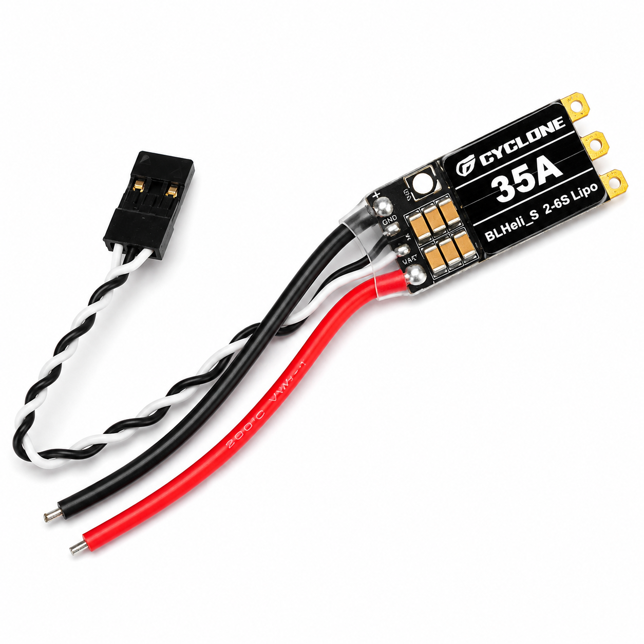 Cyclone 35A 2-5S BLHeli_S DSHOT600 OPTO ESC for FPV Racing and Multirotor Drones