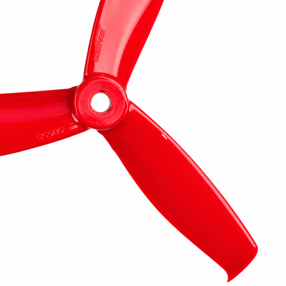 Gemfan 5055S Hulkie PC 3-Blade Freestyle Propeller for 5 Inch FPV Drone (2CW + 2CCW) - Ferrari Red
