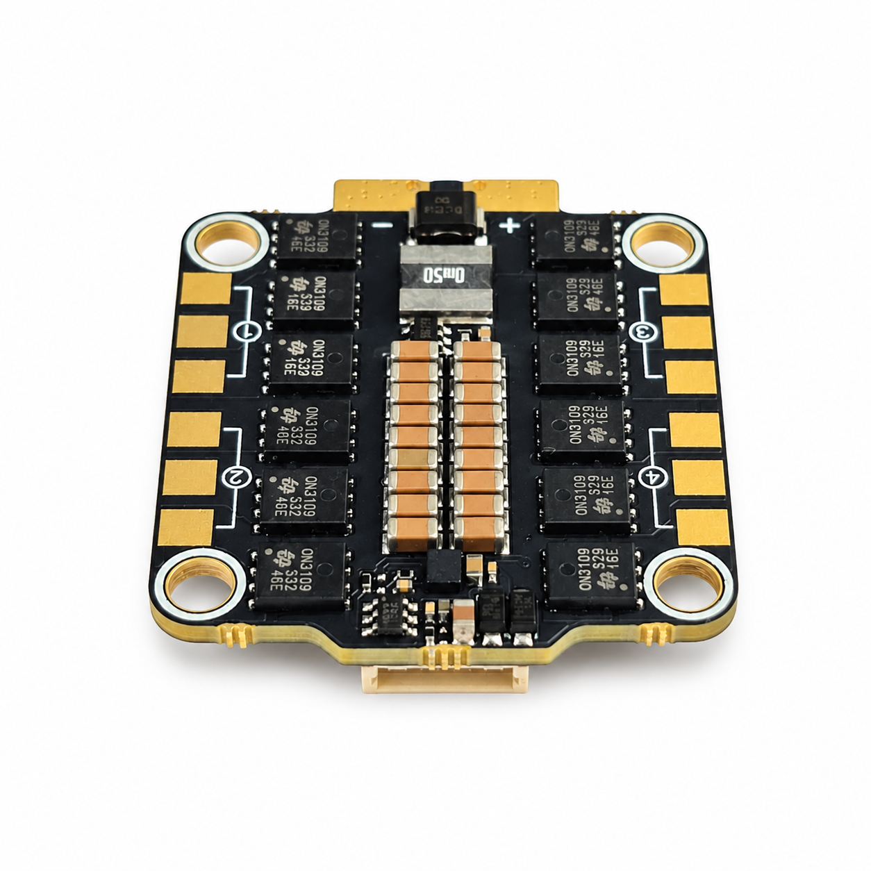 ON3109NL MOSFET layout on DakeFPV BX 55A ESC