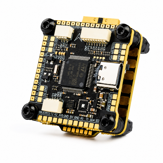 DakeFPV F405 BLS 55A 30x30 flight controller and ESC stack