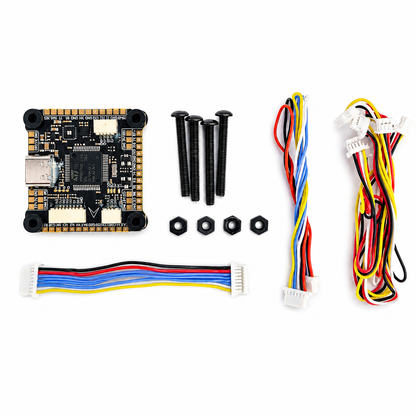 DakeFPV F405 flight controller with included accessories