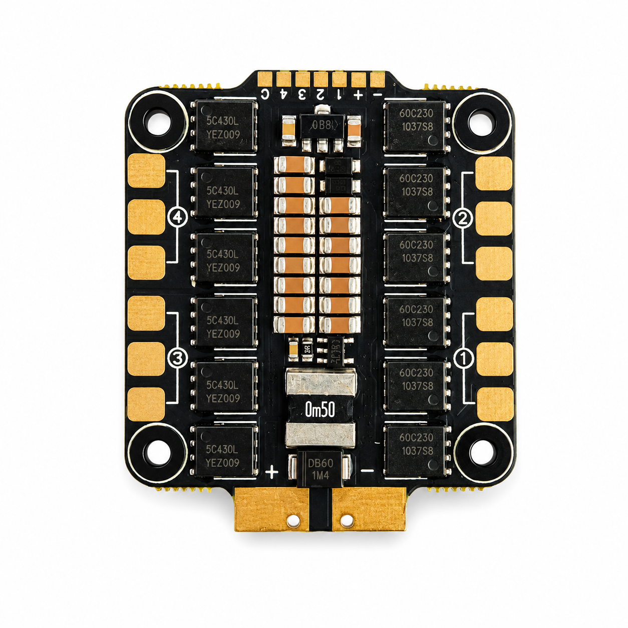 DAKEFPV GT 6S 60A 4 in 1 ESC Main board