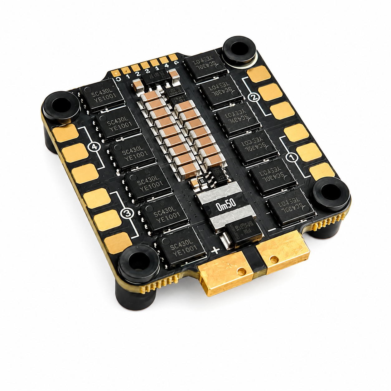 DAKEFPV GT 6S 60A 4 in 1 ESC Soldering Pads