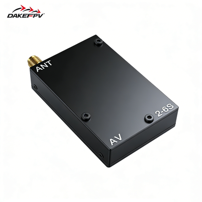 DAKEFPV VRX 7.5G 64CH FPV Video Receiver Front View