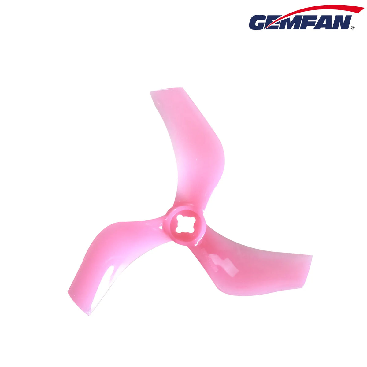 Gemfan D75 Ducted PC 3-Blade 1.5mm & M5 Cinewhoop Propeller for 3 Inch FPV Drone (2CW + 2CCW) - Pink