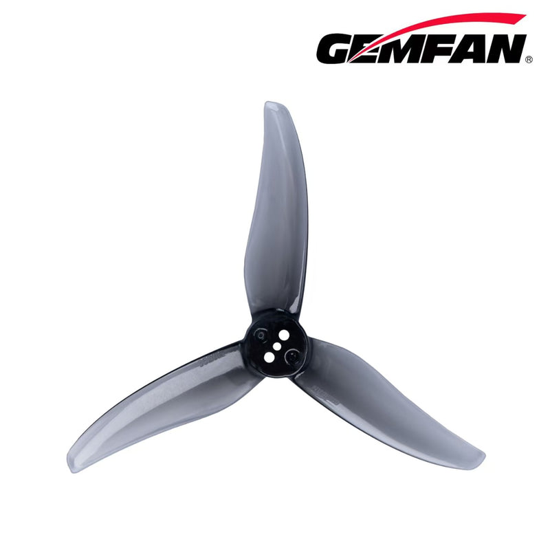 Gemfan 3520 Hurricane PC 3 Blade T-mount 1.5mm Propeller - Clear Gray (2CW+2CCW)