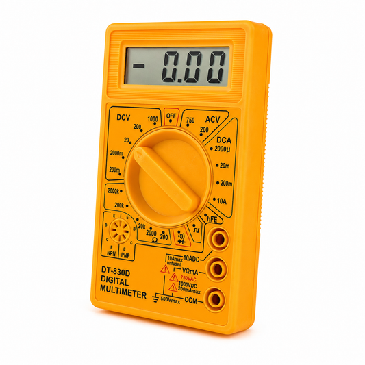 Digital Multimeter DT830D Front View