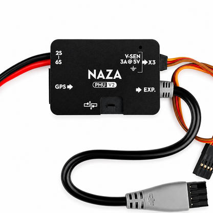 DJI NAZA V2 power module connected to battery system