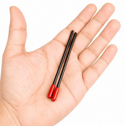 Drone antenna protector tube held in hand