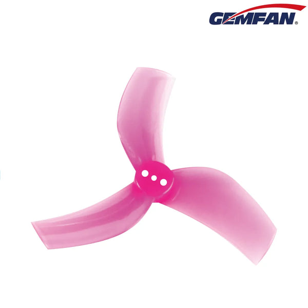 Gemfan D63 Ducted PC 3-Blade 1.5mm Cinewhoop Propeller for 2.5 Inch FPV Drone (4CW + 4CCW) - Pink