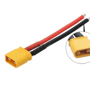 XT-30 U Male Connecter with 16AWG 7cm Silicone cable