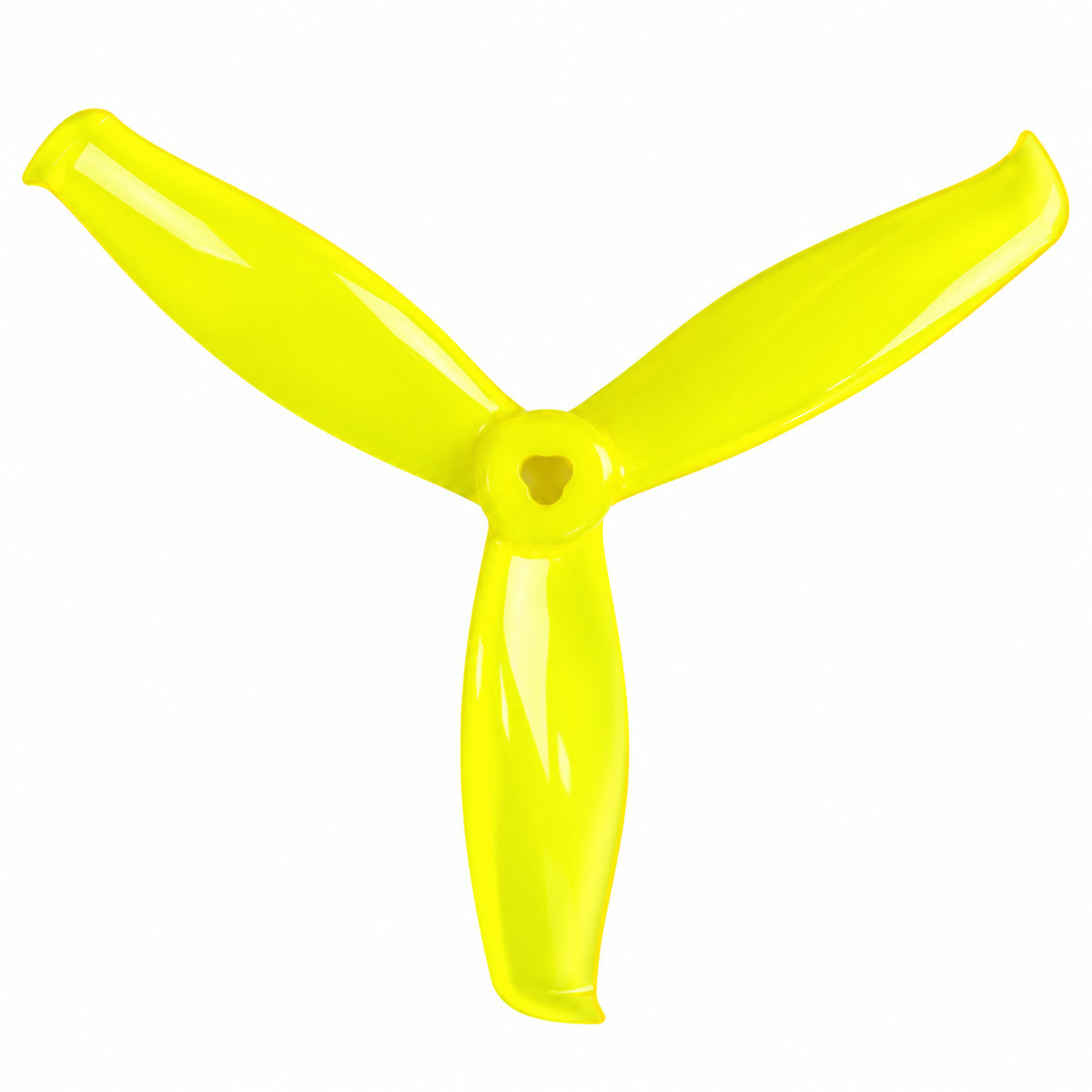 Gemfan 5055S Hulkie PC 3-Blade Freestyle Propeller for 5 Inch FPV Drone (2CW + 2CCW) -  Lemon Yellow