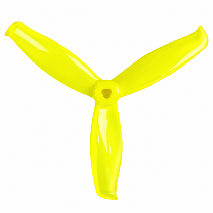 Gemfan 5055S Hulkie PC 3-Blade Freestyle Propeller for 5 Inch FPV Drone (2CW + 2CCW) -  Lemon Yellow