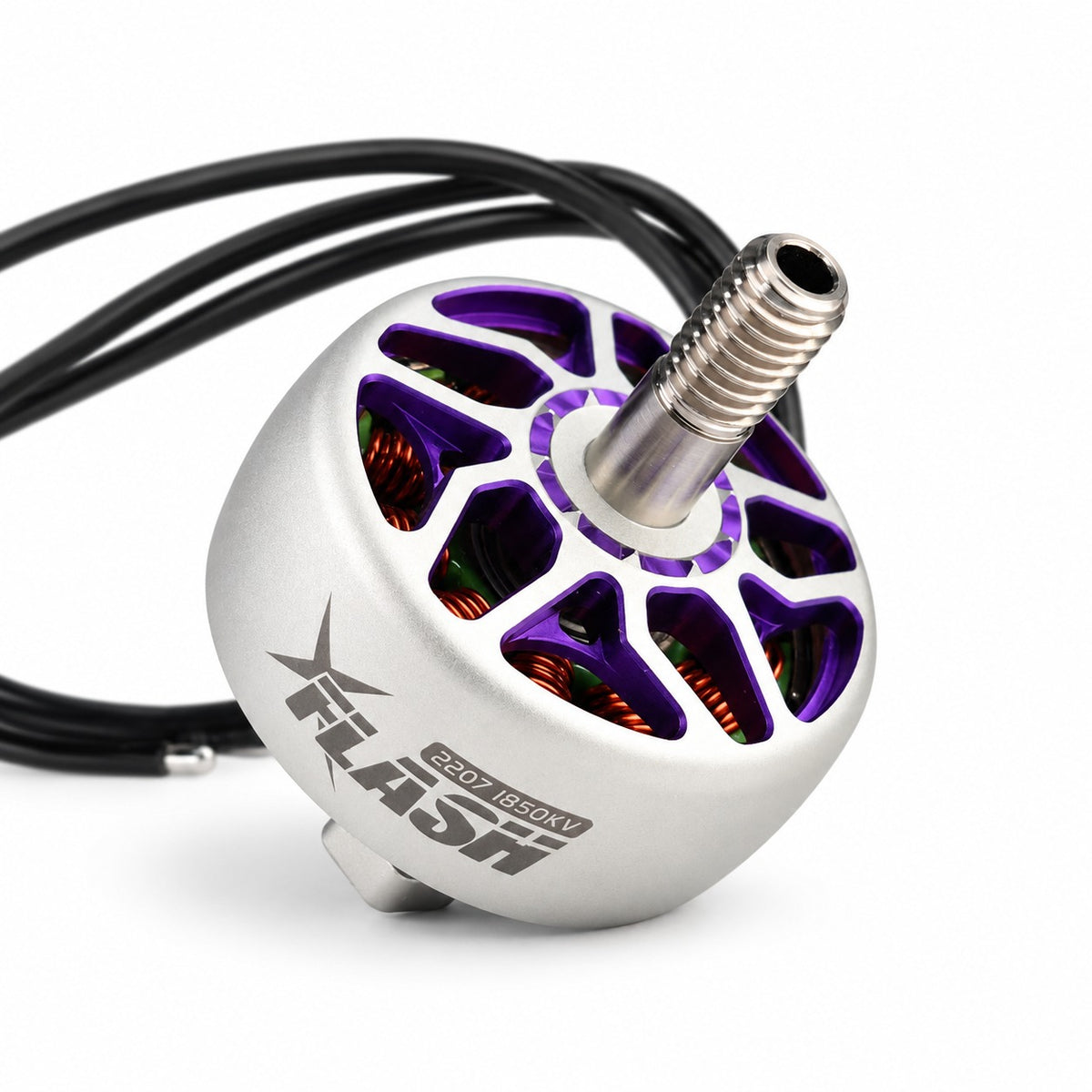 FlyFishRC Flash 2207 1850kv 6S 5inch FPV Motor - Gray & Purple