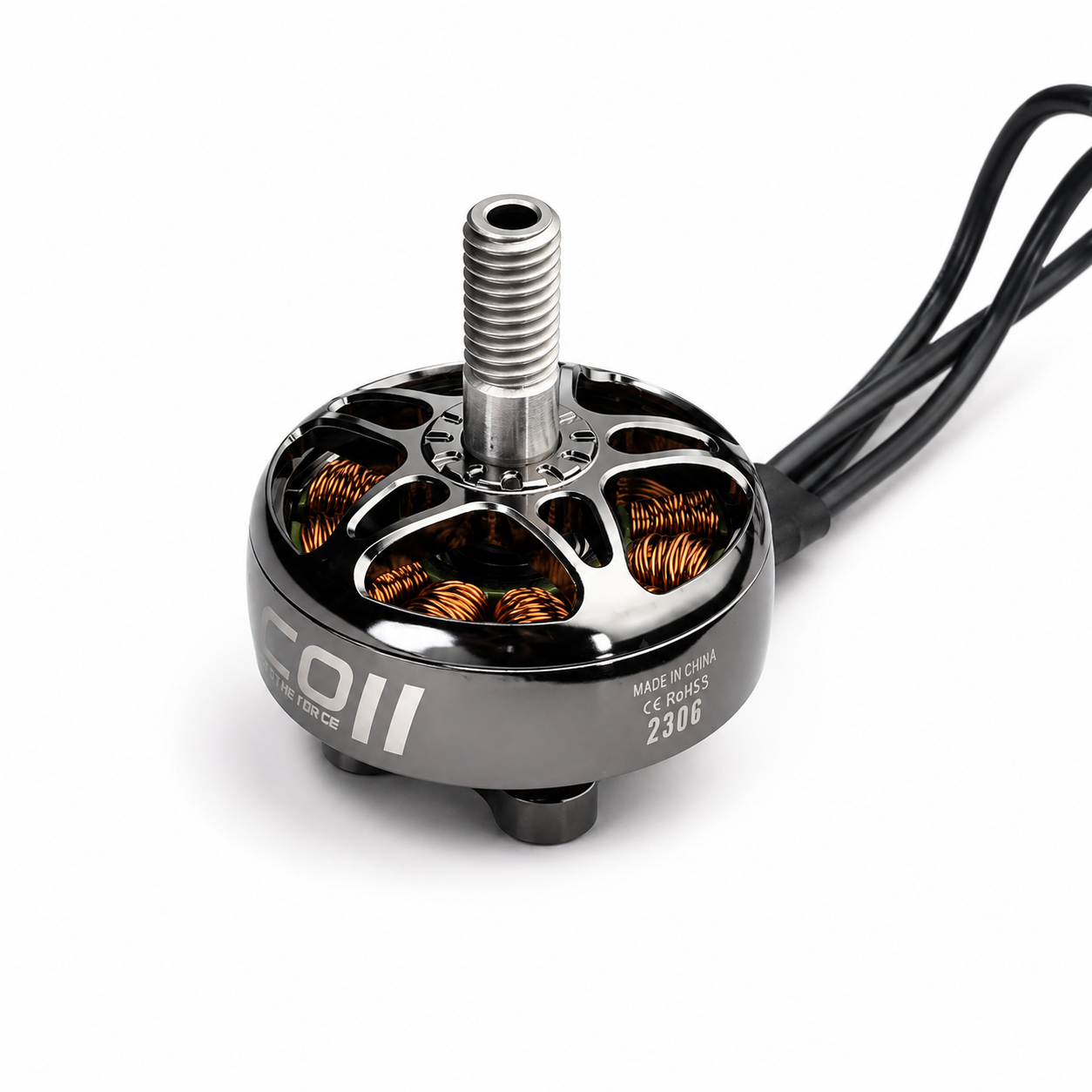 Front view of EMAX ECO 2306 1900KV brushless motor