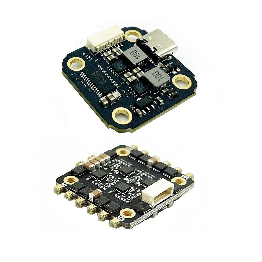 AocodaRc F7 MINI V1.0 Flight Controller with 35A 2-5S BLHELI_S 4 in 1 ESC Mini Stack.