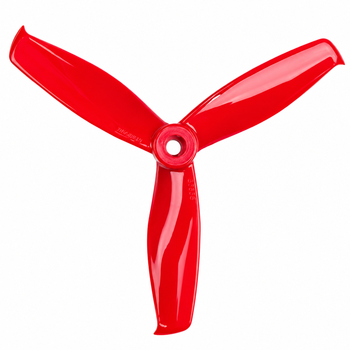 Gemfan 5055S Hulkie PC 3-Blade Freestyle Propeller for 5 Inch FPV Drone (2CW + 2CCW) - Ferrari Red