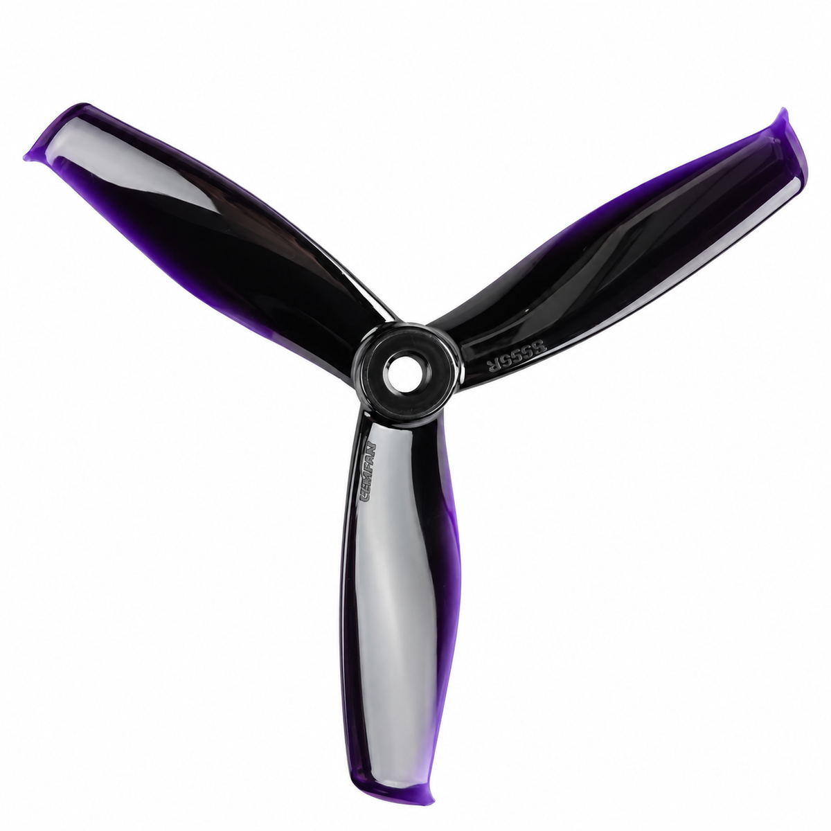 Gemfan 5055S Hulkie PC 3-Blade Freestyle Propeller for 5 Inch FPV Drone (2CW + 2CCW) - Black