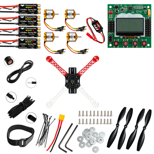 KK2.1.5 Flight Controller F450 Quadcopter Drone Kit with GPS