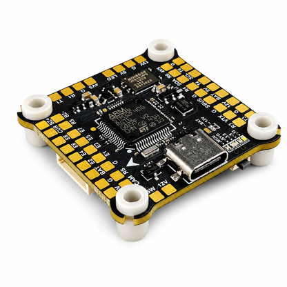 Side perspective view of FlyfishRC F405 FC board