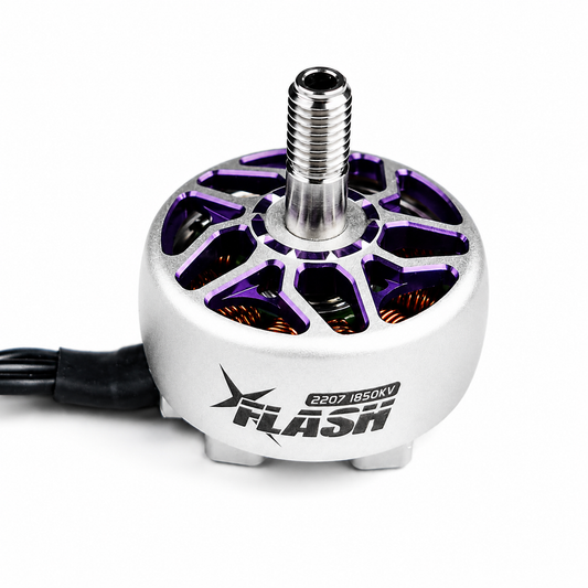 FlyFishRC Flash 2207 1850KV FPV motor gray and purple edition