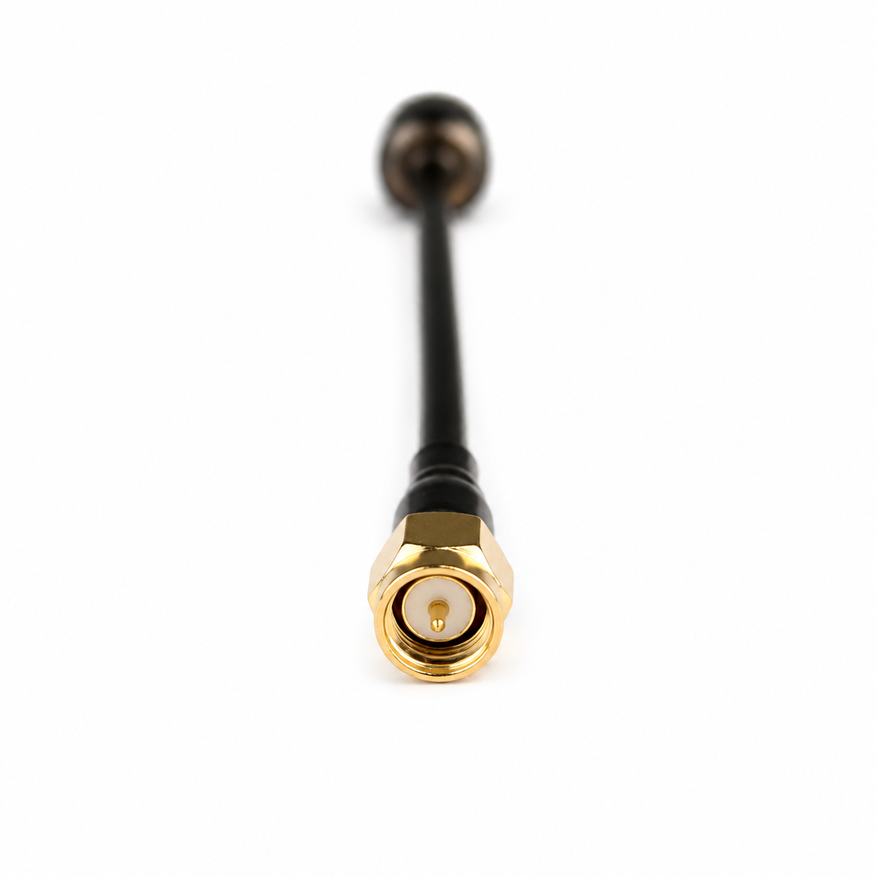 Bottom connector view of FlyFishRC Osprey FPV antenna