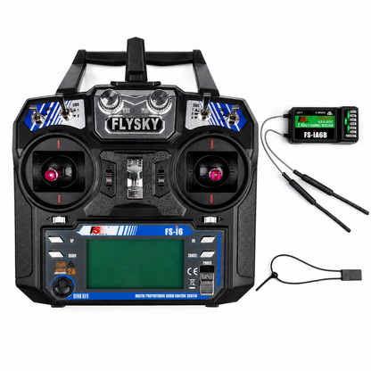 FlySky FS-i6 2.4G 6CH Radio Transmitter with FS-iA6B Receiver