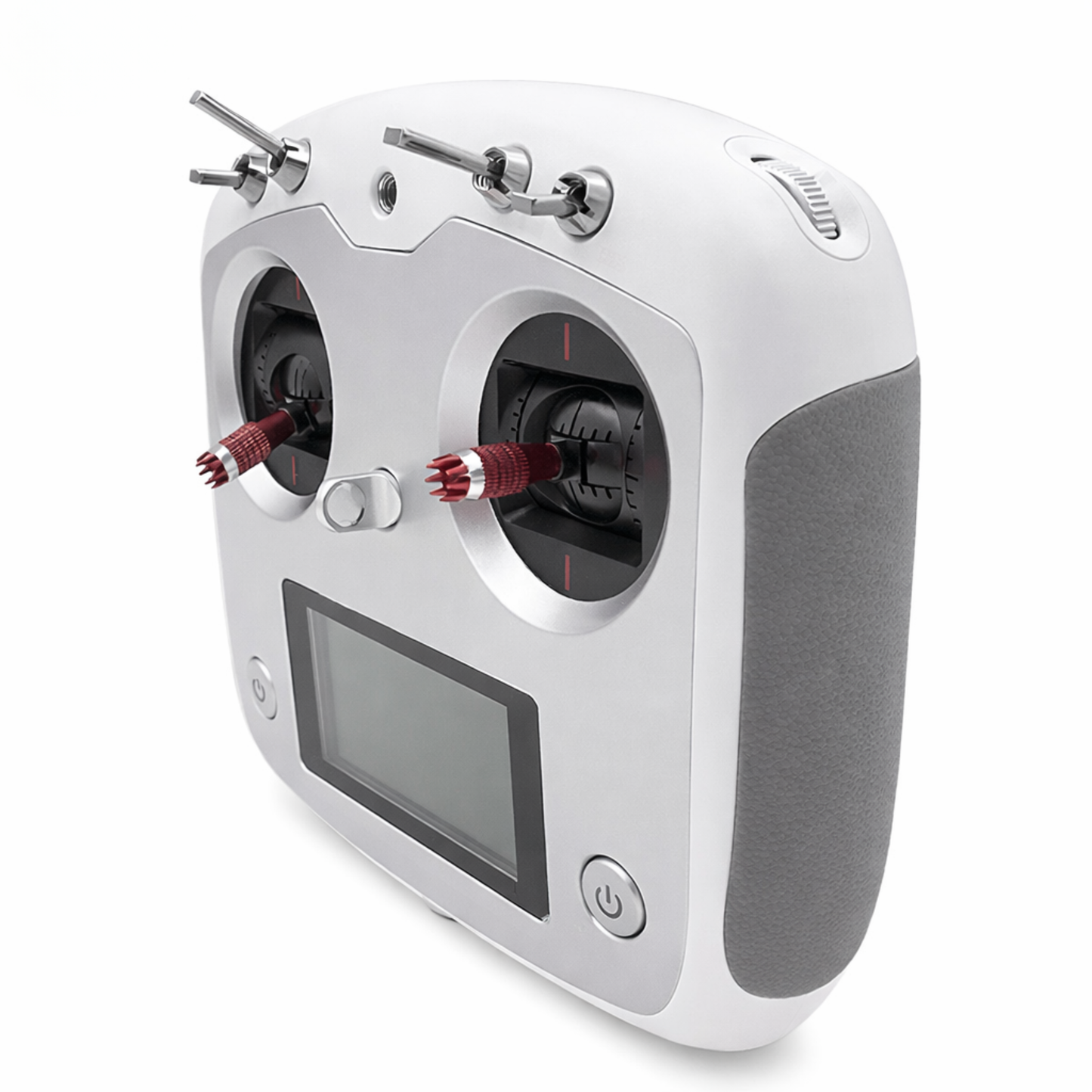 Angled perspective view of FlySky FS-i6S transmitter