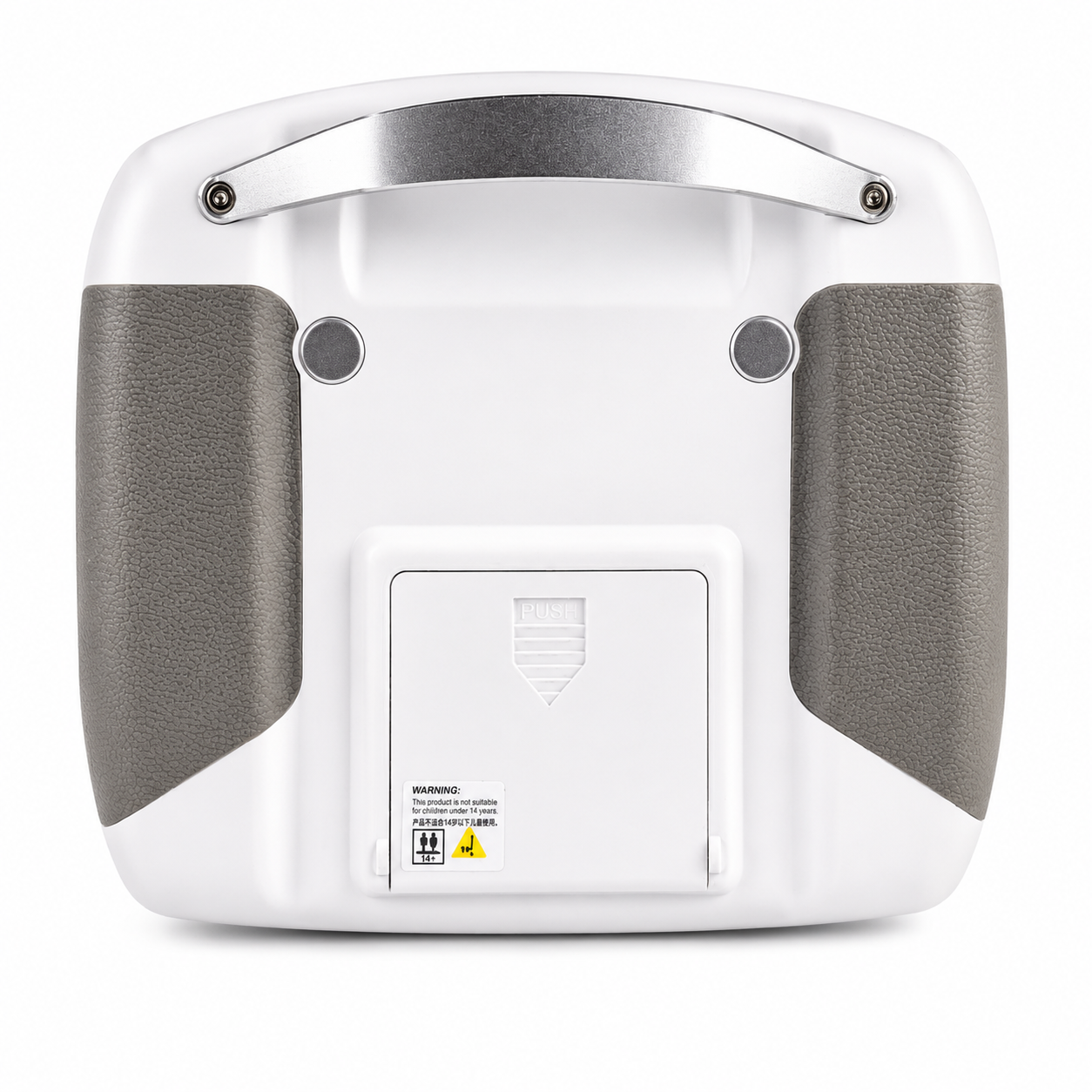 Rear side view of FlySky FS-i6S radio transmitter