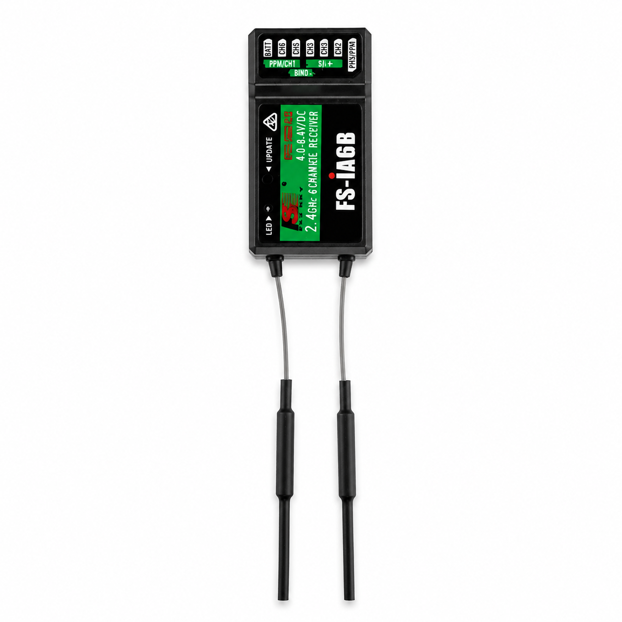 Side View of Flysky FS-iA6B 2.4GHz Receiver