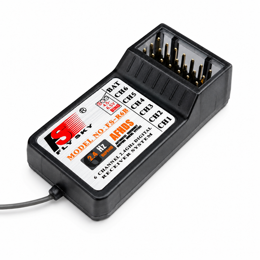 FlySky FS-R6B 2.4GHz 6-channel receiver for FS-CT6B transmitter