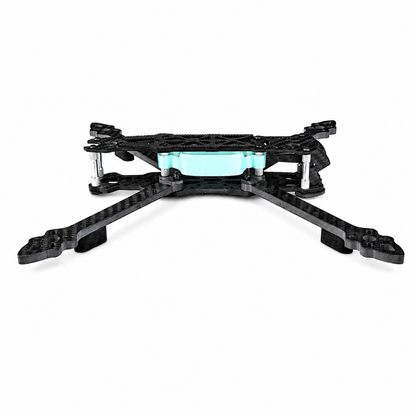 Angled View of Side Panel Set Installed on FPV Drone Frame