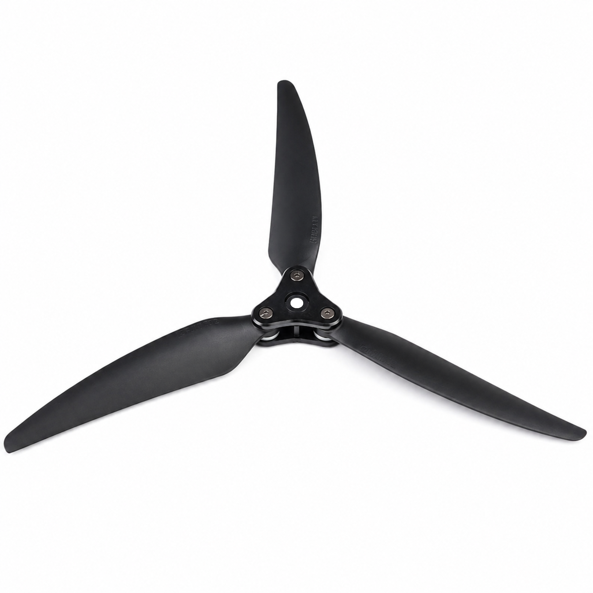 Front View of Gemfan 1307F Folding 3 Blade Propeller
