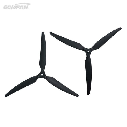 Gemfan 1307F Folding 3 Blade Glass Fiber Nylon – Unassembled Propeller (1CW + 1CCW)