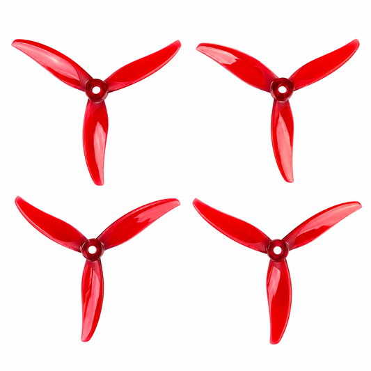 Gemfan 5127.5 Proxy PC 3 Blade Propeller Phoenix Red 2CW+2CCW