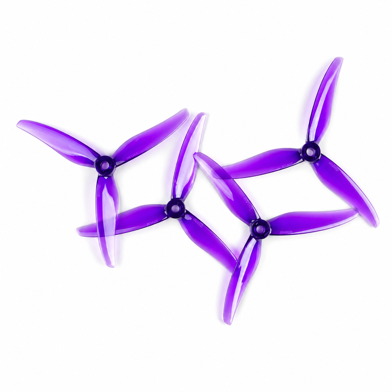 Gemfan 5131.0 Fury Purple 3 Blade Propeller Set