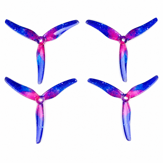 Gemfan 51433 Hurricane PC 3 Blade 5 Inch Propeller Skitzo Galaxy 2CW+2CCW