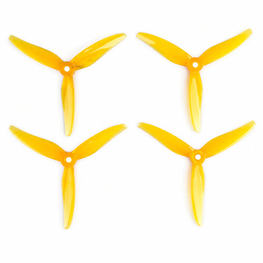 Gemfan 51466 V2 Hurricane HD 5 Inch PC 3 Blade Propeller Bumble Bee 2CW+2CCW