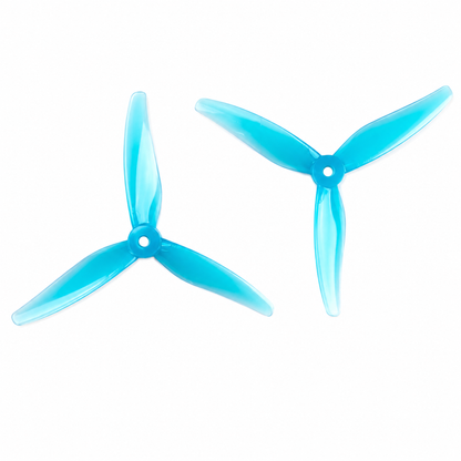 Single Gemfan 51466 V2 Hurricane PC 3 Blade Wave Blue FPV Drone Propeller